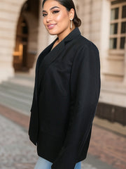  Casual Blazer Women's Plus Long Sleeve Workwear Blazer