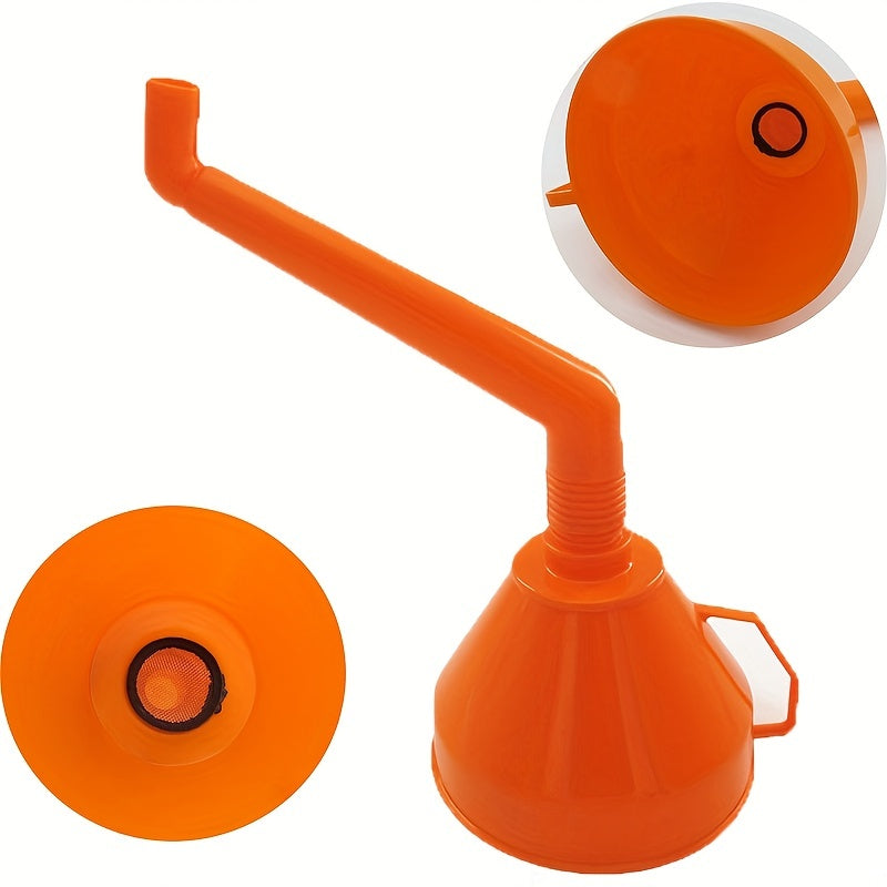 3PCS 130mm Refueling Funnel With Filter Motorcycle Refuel Gasoline Engine Funnel