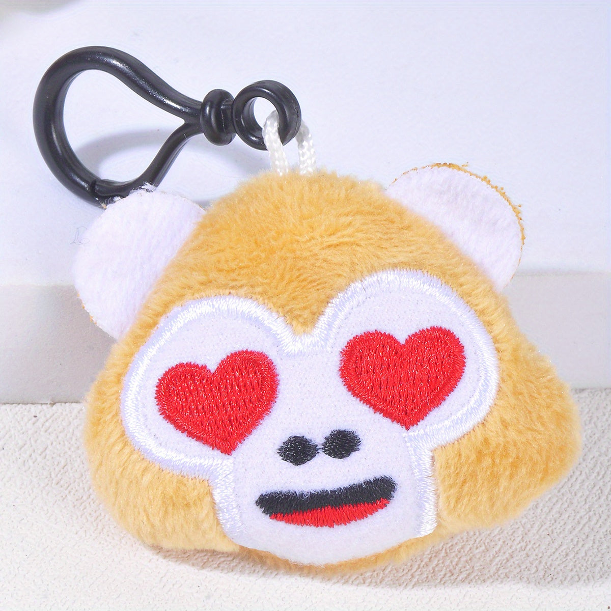 Fuzzy Toy Keychain Fluffy Key Ring Purse Bag Backpack Ornament