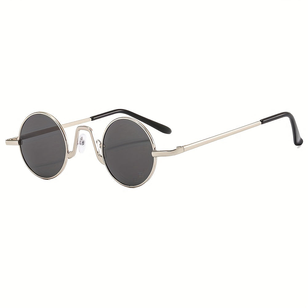 Retro Hip Hop Sunglasses Small Round Frame Funny Shades