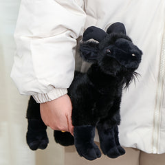 11 81in Goats Plush Toy Soft Stuffed Animals Simulated Goat Plush Toy