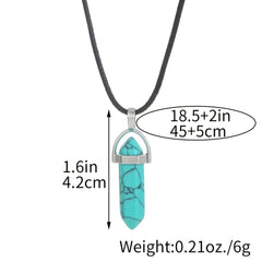 Natural Stone Energy Collar Necklace