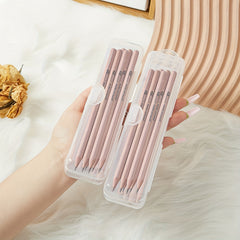 Transparent School Season Storage Box for Makeup Brushes and Stationery