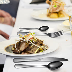 4pcs Stainless Steel Hotel Cutlery Set Dinnerware Set