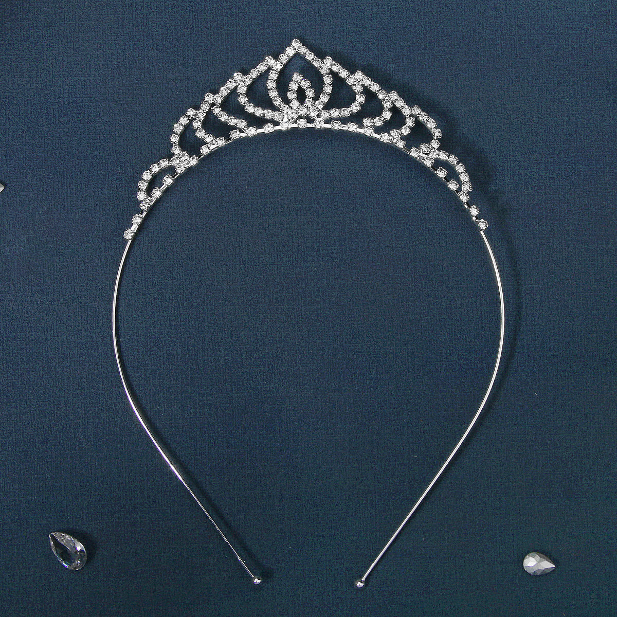 Rhinestone Crown Hairband Headband Princess Tiara Birthday Cosplay Costumes