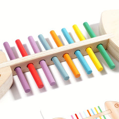 Wooden Fish Bone Sorting Toy Educational Game