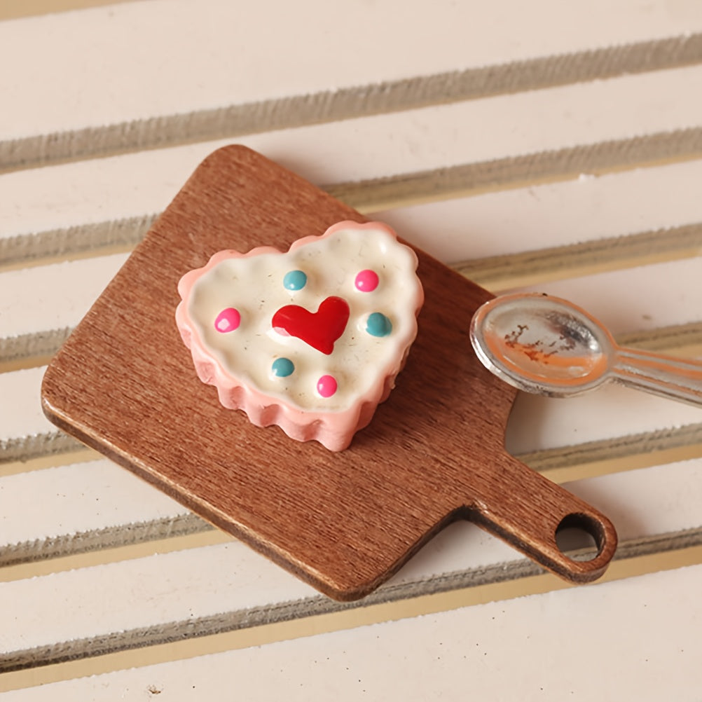20pcs Wooden Cutting Boards for Dollhouse Accessories Light Brown Kitchen Decor