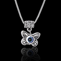 Eye Pendant Necklace Evil Eye Necklace Metal Chains Necklace