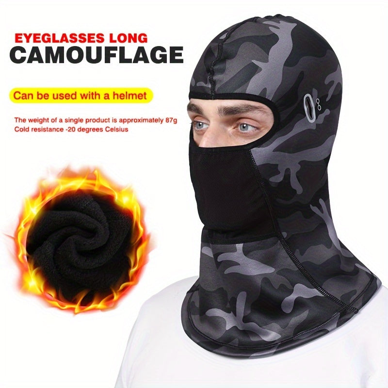 Windproof Fleece Balaclava for Winter Sports