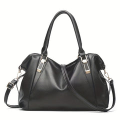 Large Capacity Crossbody Bag Soft PU Leather Satchel Purses