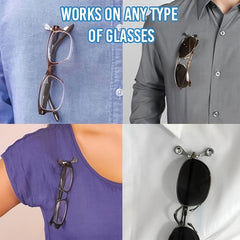 Magnetic Eyeglass Holder Brooch Clip for Clothes