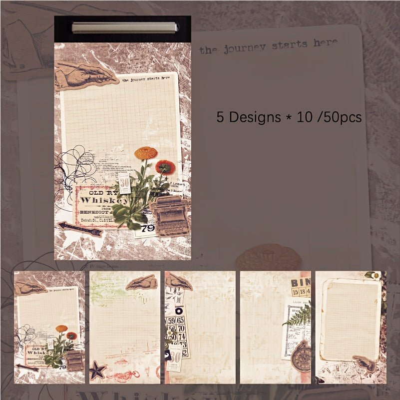 Double Sided Tear Off Paper Notebook Rhodes Notes Series Retro Journal