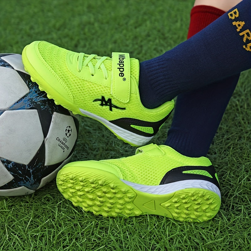 Kids Soccer Shoes TF Cleats Lightweight Football Shoes