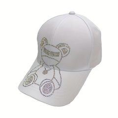 Rhinestone Decor Baseball Cap Unisex Dad Hat Sun Hat