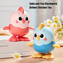 Clockwork Chicken Jumping Toy Manual Winding Jumping Doll