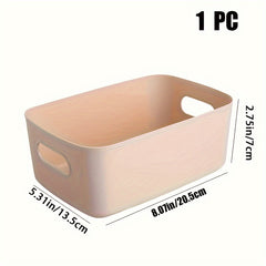 Portable Bathroom Desktop Organizer Plastic Storage Basket