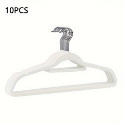 10pcs Suit Hangers Slim Non Slip Heavy Duty Adult Hangers Space Saving