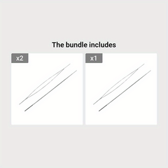 5pcs Stainless Steel Beading Needles - DIY Beading Tool for Hand Stringing Pearl