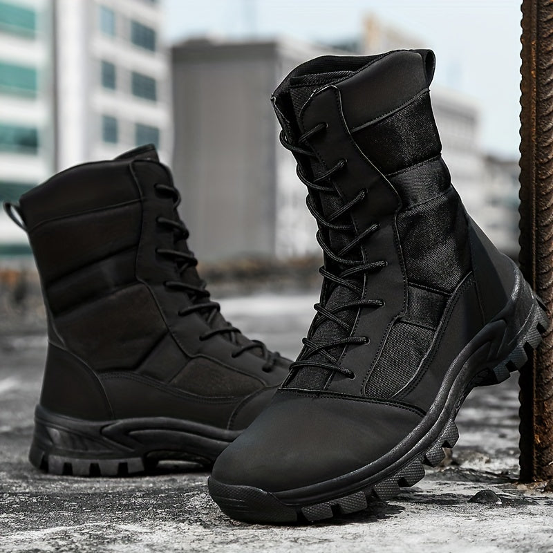 Men's High Top Tactical Work Boots Non Slip Durable Boots