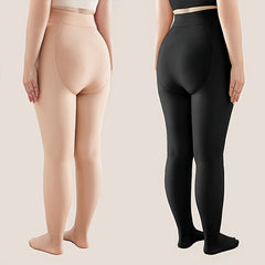 Plush Lined High Waist Thermal Leggings Women's Stockings