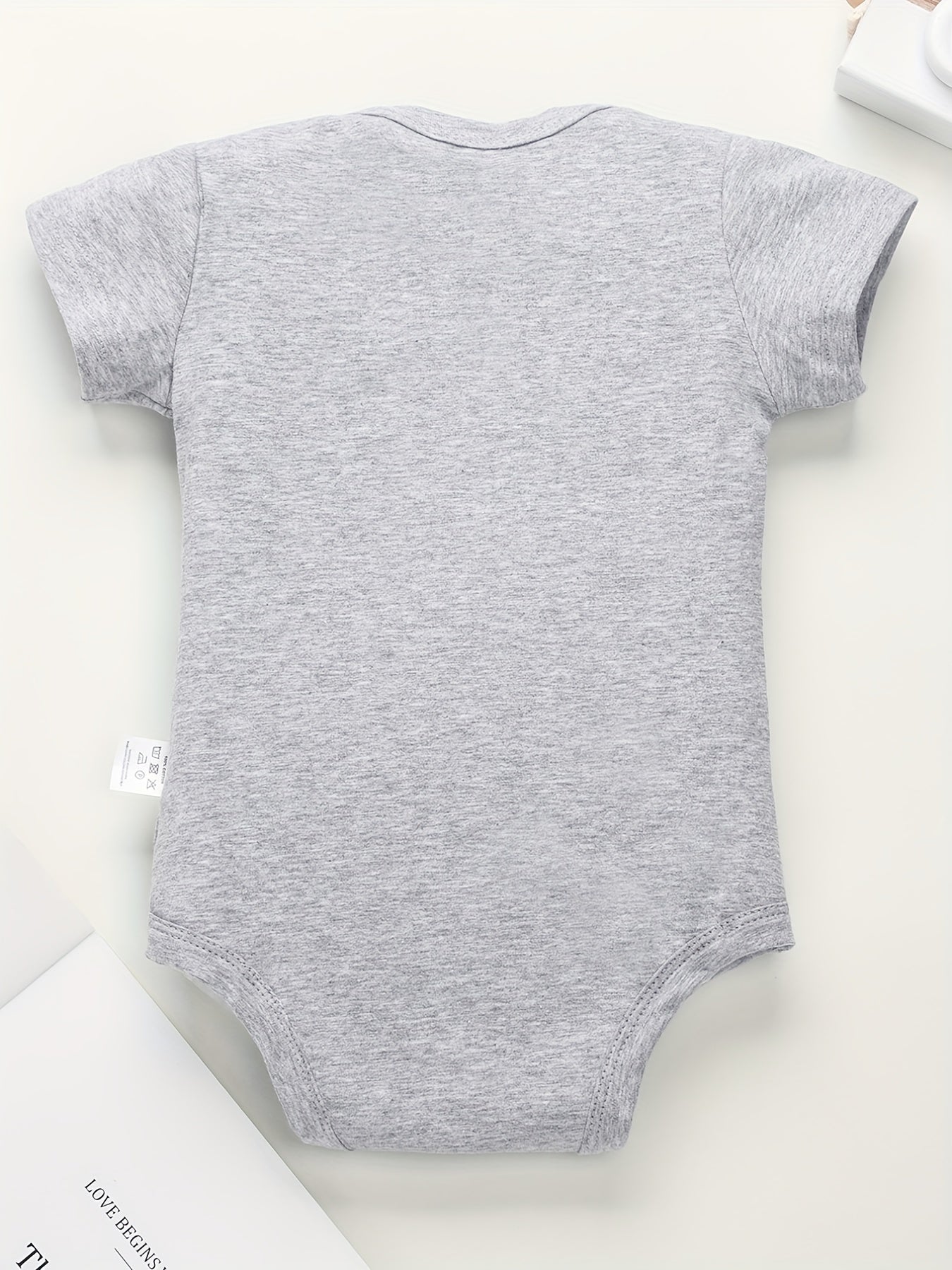 Cotton Baby Romper I AM BILINGUAL CRY IN ENGLISH & GREEK