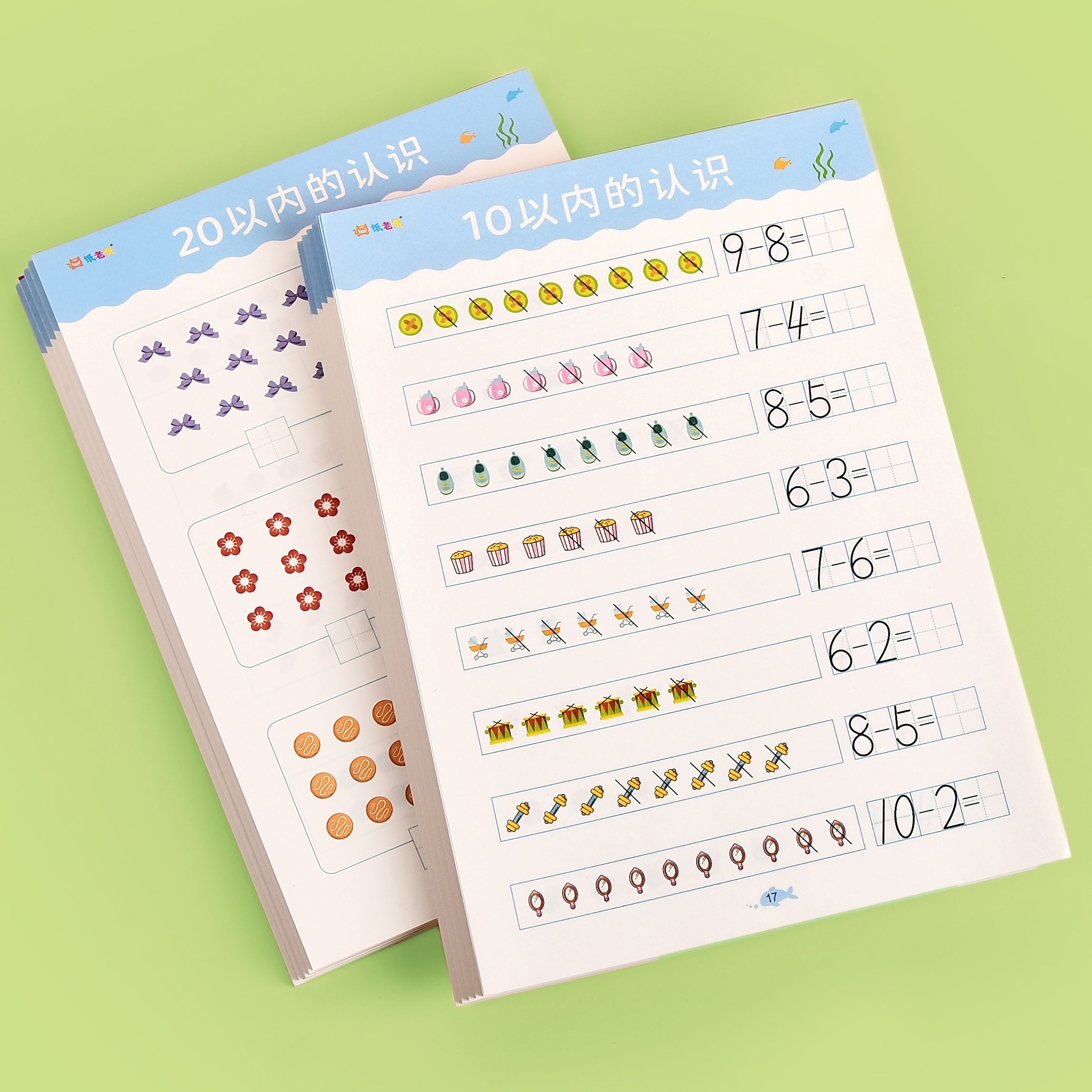 Addition & Subtraction Workbook Up to 20 Math Thinking Training Book