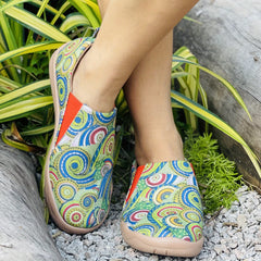 Women's Floral Slip On Lightweight Non slip Shoes