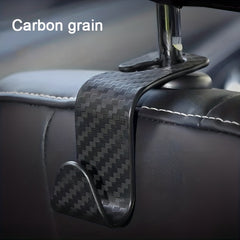 2pcs Car Seat Hooks Save Space Hang Heavy Objects Hide Back Hooks