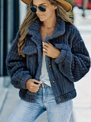 Faux Fur Trucker Jacket for Fall & Winter