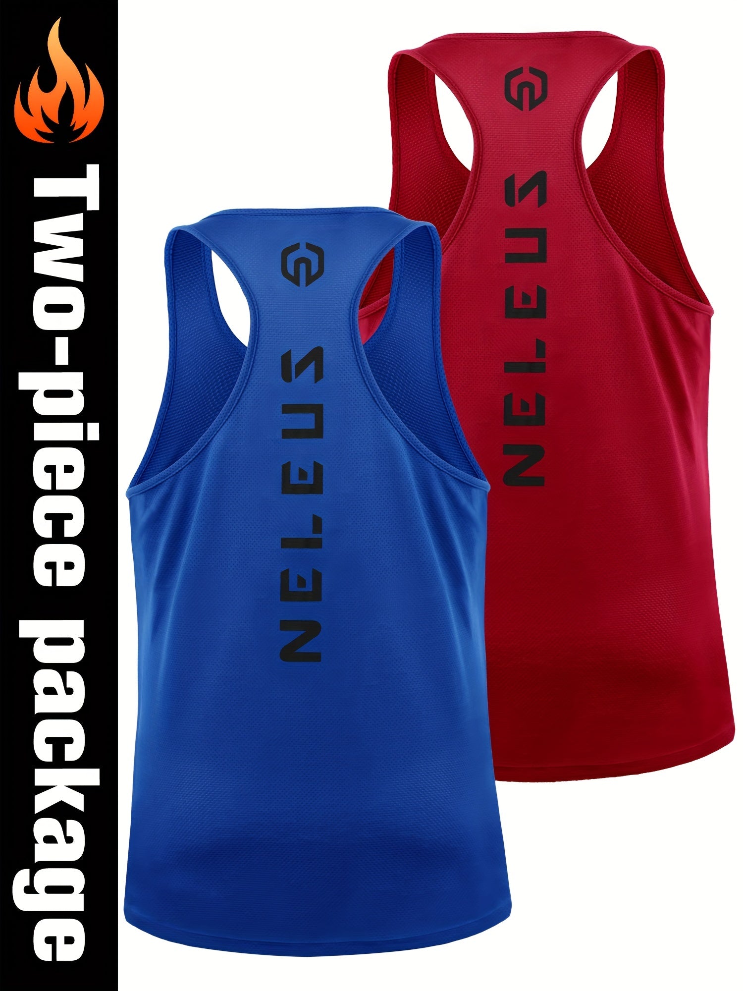 Men's Racerback Muscle Sports Tank Top Quick Drying Breathable Running T-shirt