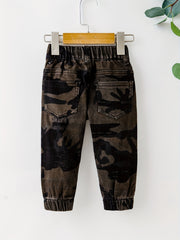 Baby Boy Camo Denim Pants with Pockets