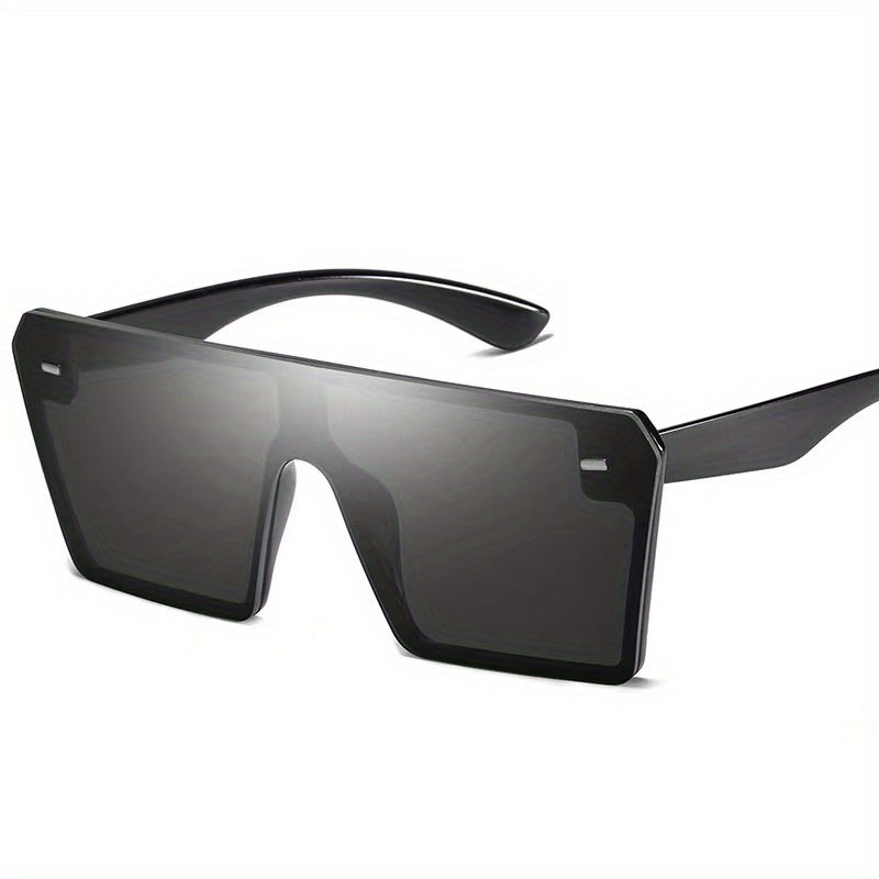 Vintage Square Flat Top Sunglasses UV Protection