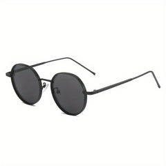 Round Metal Sunglasses Retro Anti Glare UV400