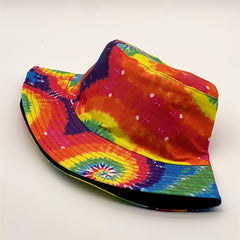 Tie Dye Reversible Bucket Hat for Women
