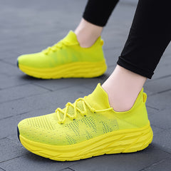 Breathable Mesh Athletic Sneakers for Outdoor Running
