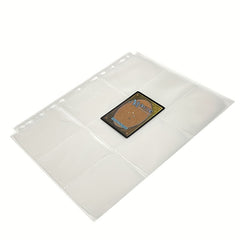 10pcs Card Album Refill Pages 9 Grid 3 inch Photo Collection Book