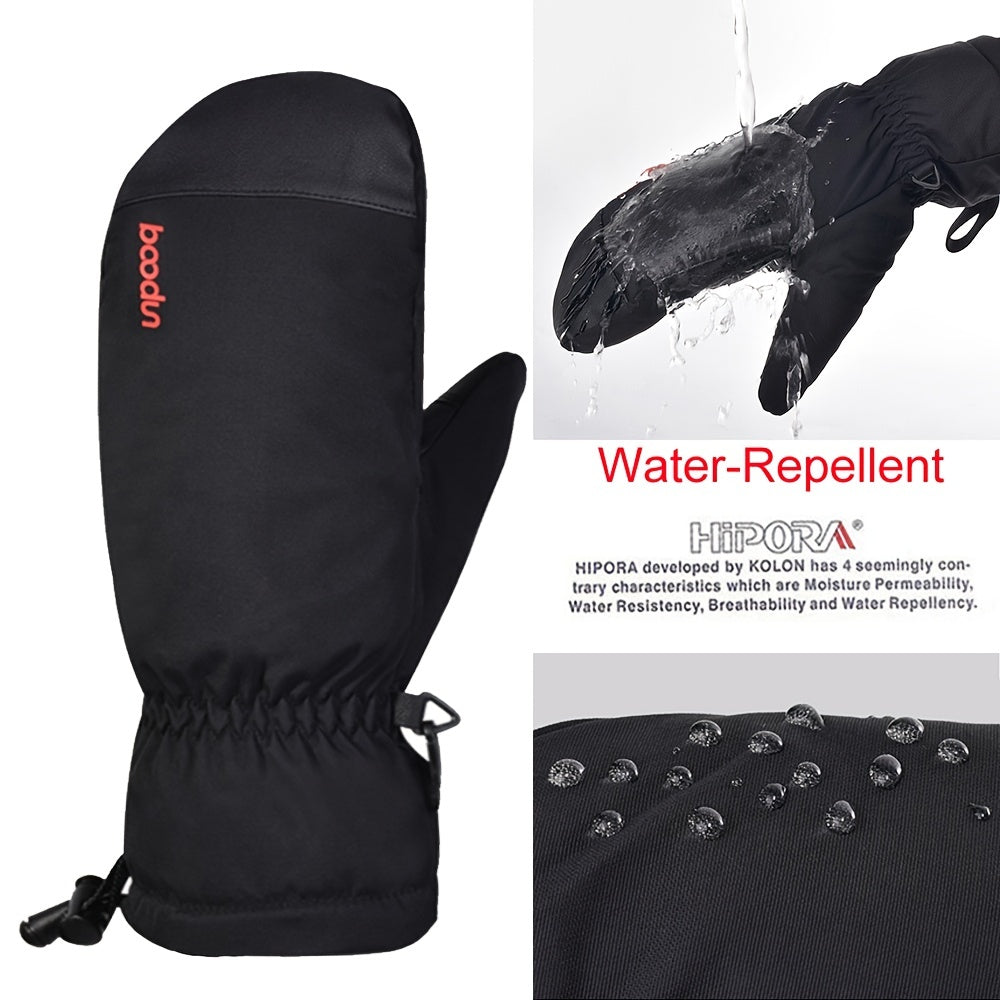 Snowboard Gloves Waterproof Winter Thermal Mittens