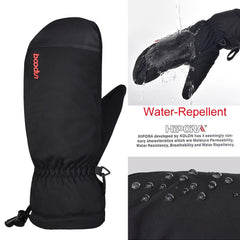 Snowboard Gloves Waterproof Winter Thermal Mittens