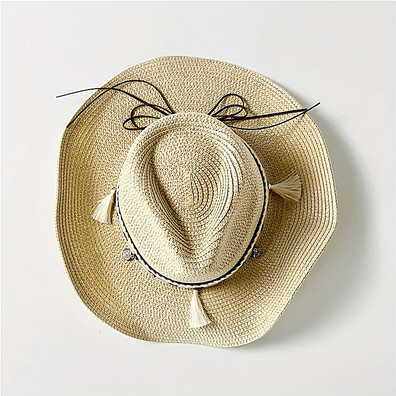 Women's Cowboy Sun Hat Western Cowgirl Hat