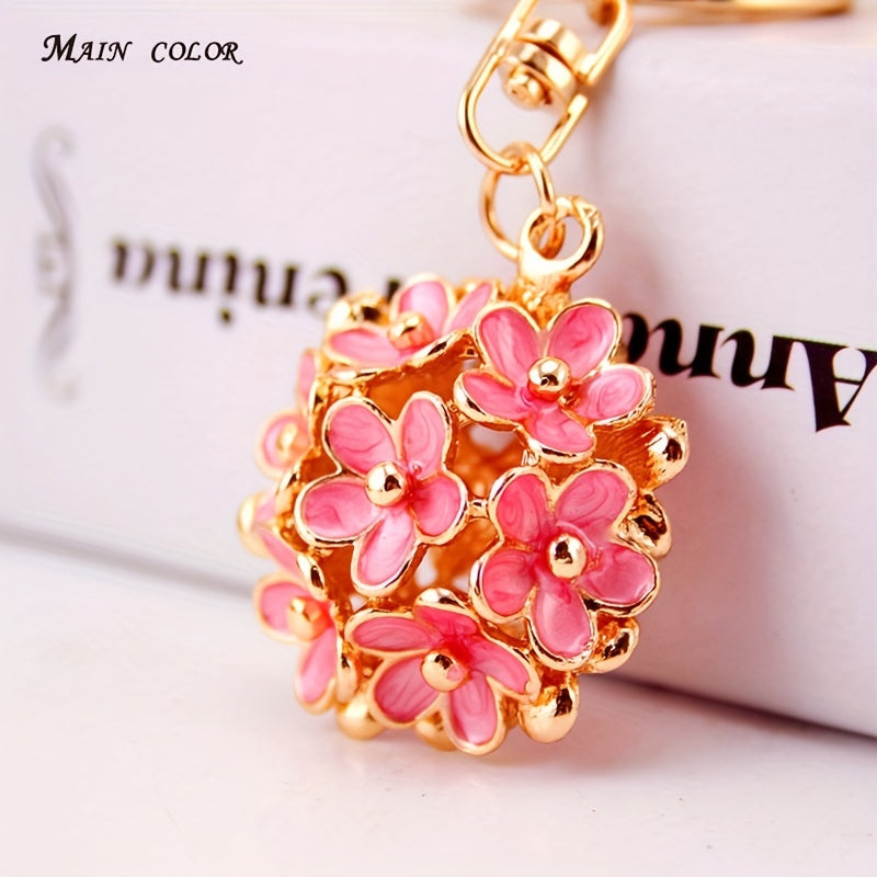 Lucky Clover 5 Leaf Keychain Stylish Bag & Car Accessory