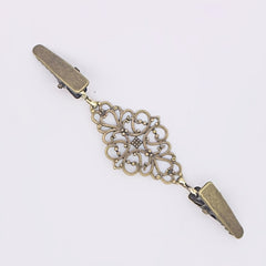 Antiqued Shawl Clip Stylish Clothes Clip Brooch