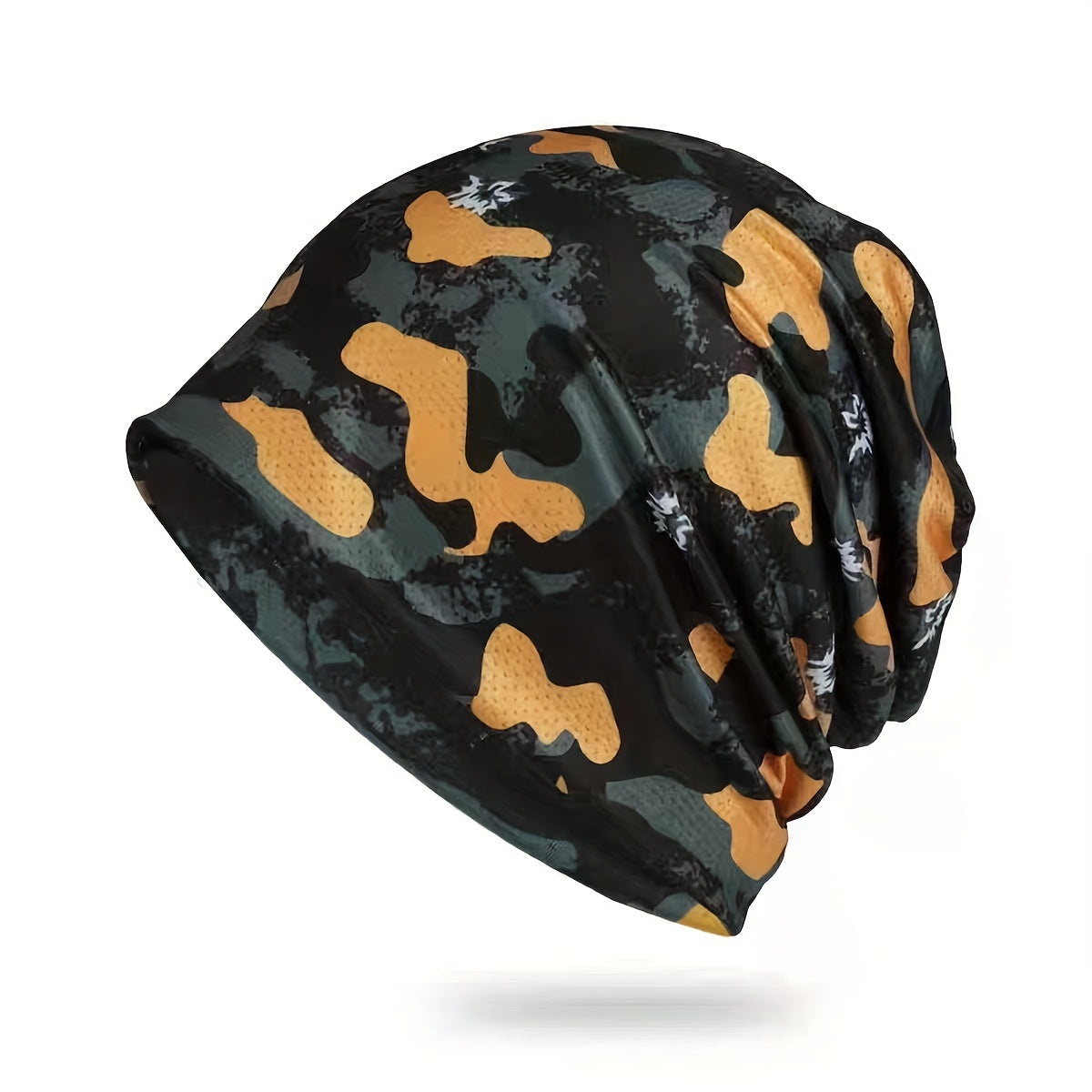 Mesh Stacking Cap Camouflage Pullover Thin Head Wrap
