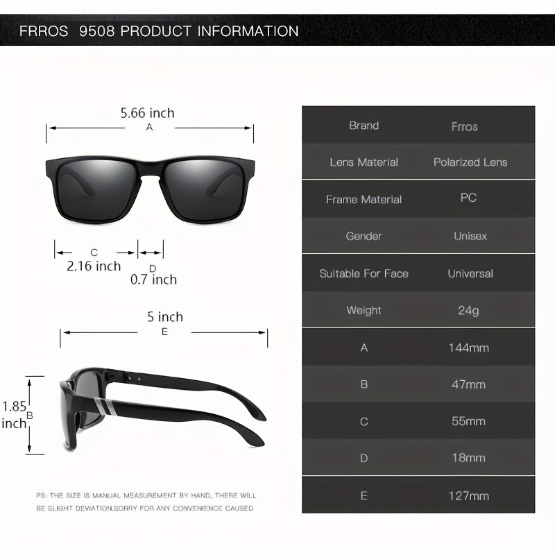 FRROS Polarized Sunglasses F9508 9 Colors