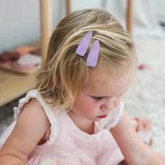 20 Pcs Floral Print Toddler Hair Clips Non Slip Snap Clips Kids Hair Accessories