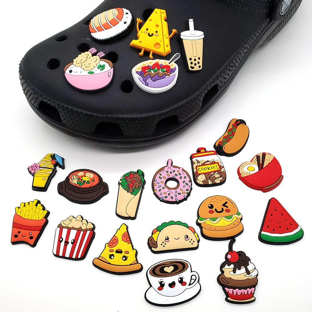Foodies Shoe Charms Decoration Shoe Accessories Party Decorations
