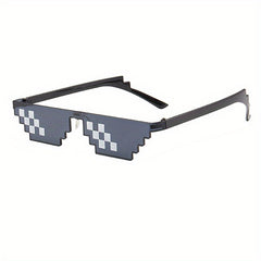 Y2K Mosaic Sunglasses For Women Men Funny Party Decorative Sun Shades