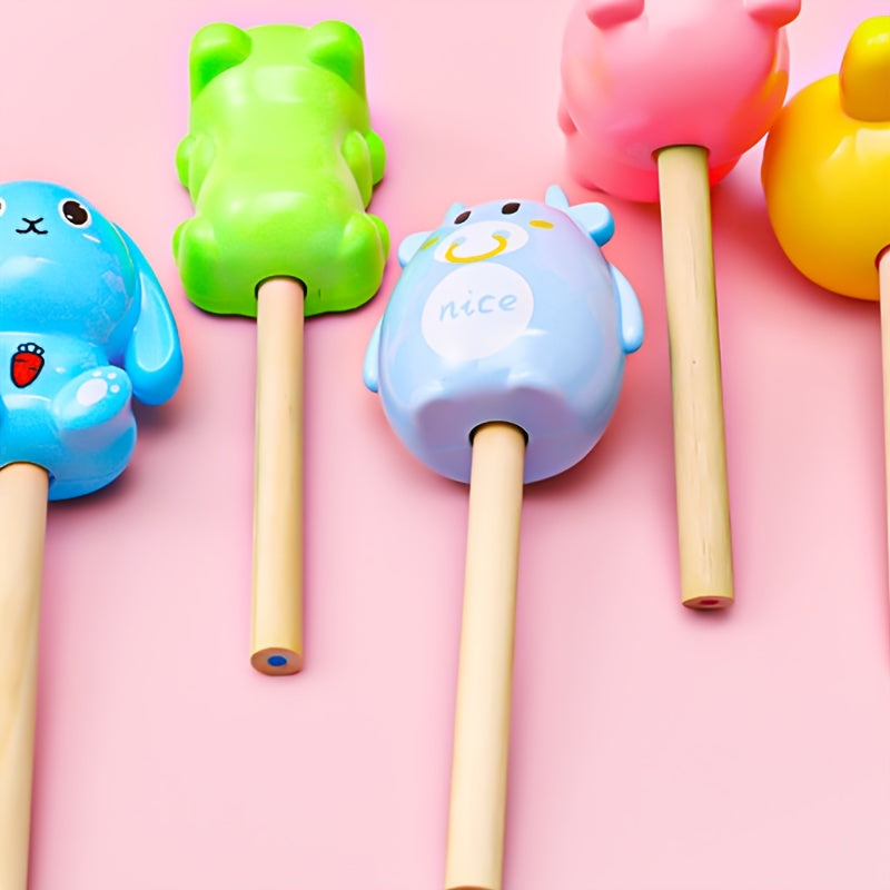Animal Cartoon Pencil Sharpener Kids School Supplies Christmas Gift