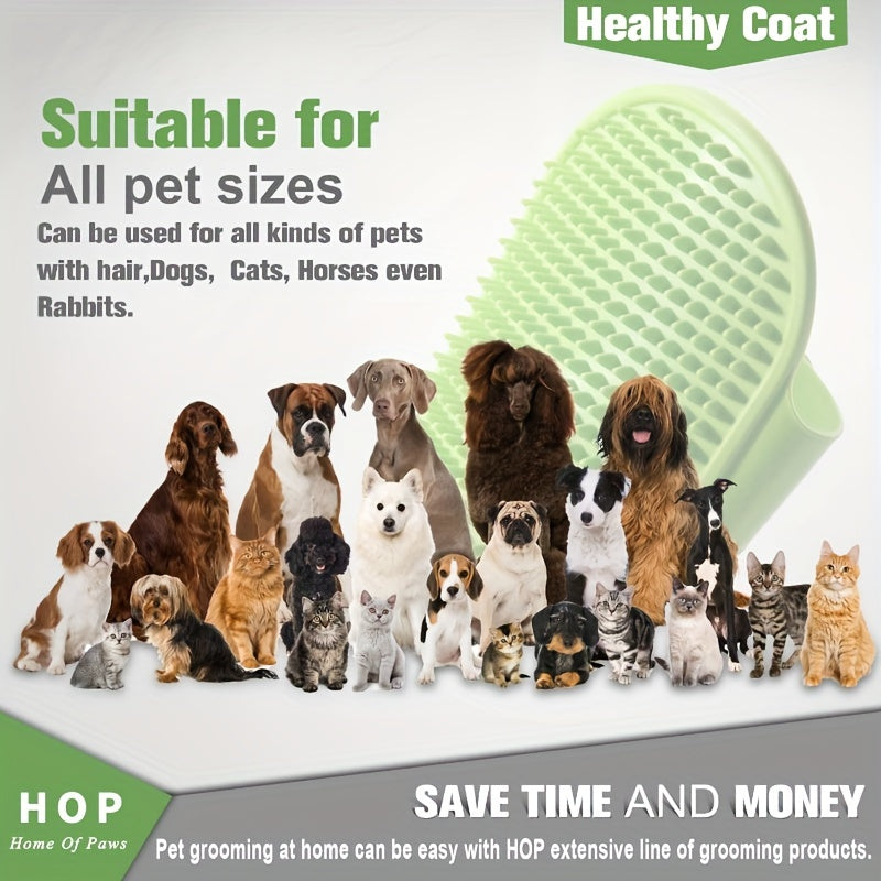 Pet Shampoo Brush & Massage Comb for Dog & Cat Grooming