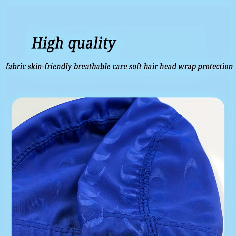 Unisex Swimming Cap Solid Elastic Ear Protection Nylon Soft Durable