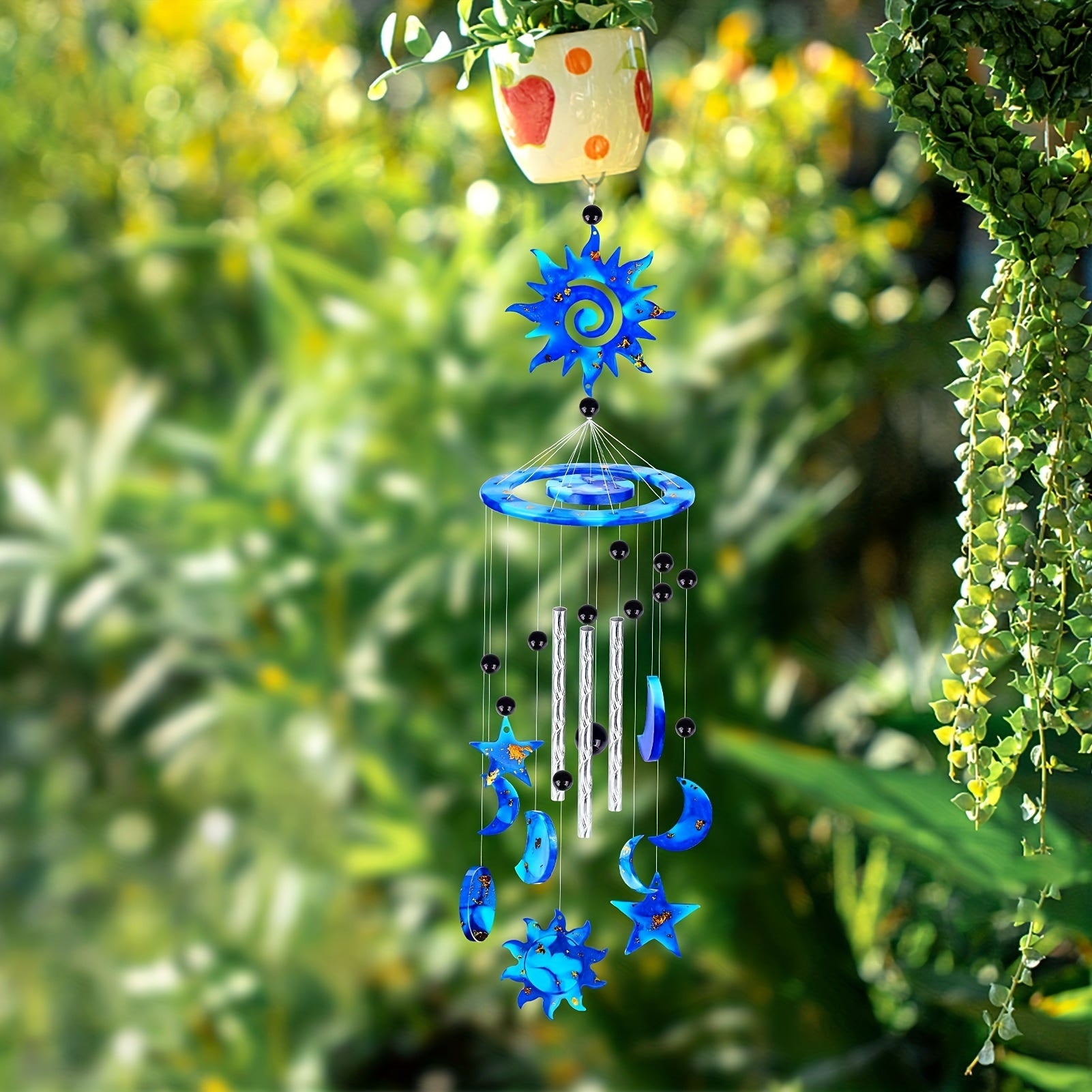 Sun Moon Star Wind Chimes Silicone Molds Kit Epoxy Resin DIY Casting Mold